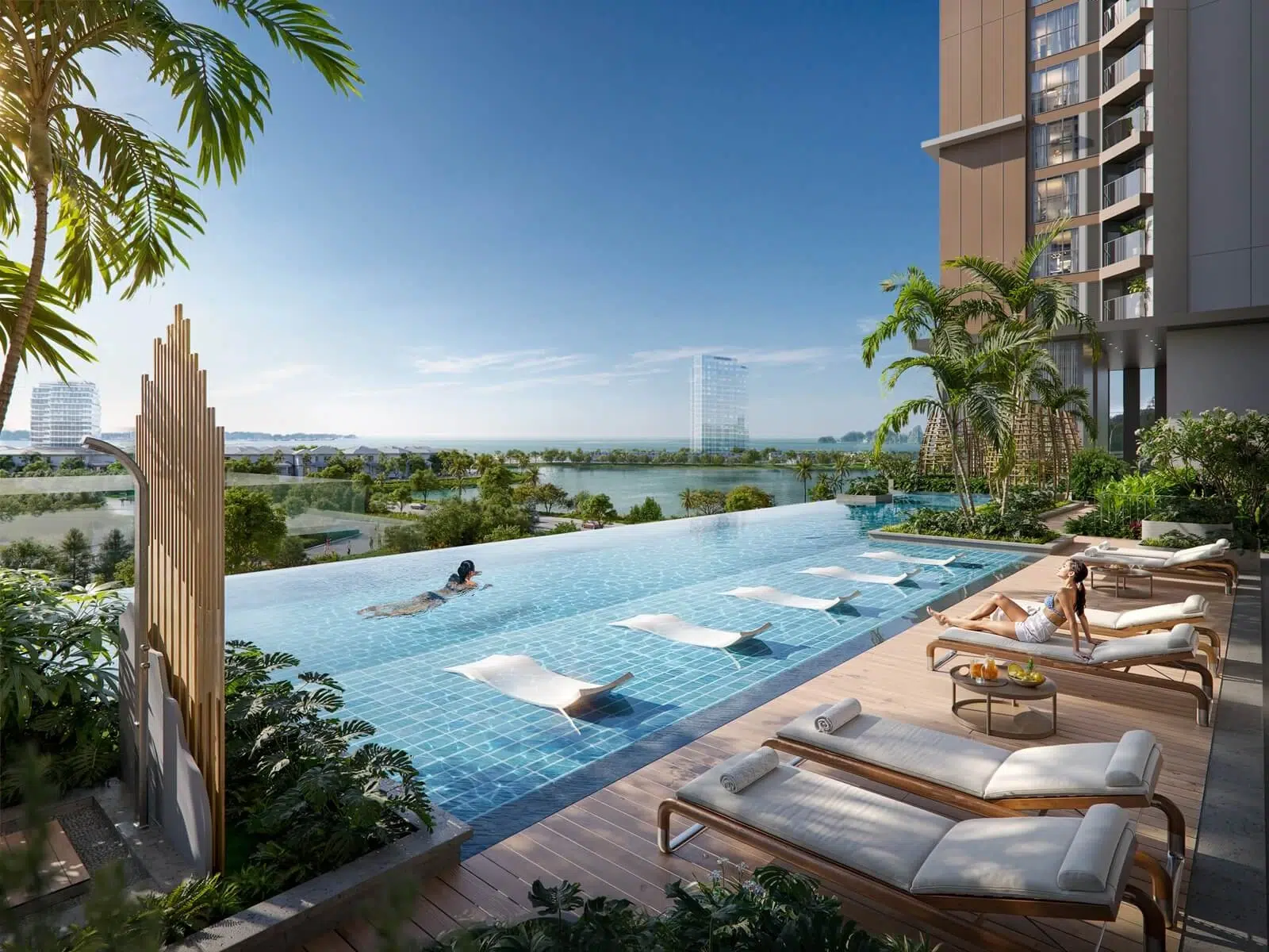 Tổng thể tiện ích Aria Bay