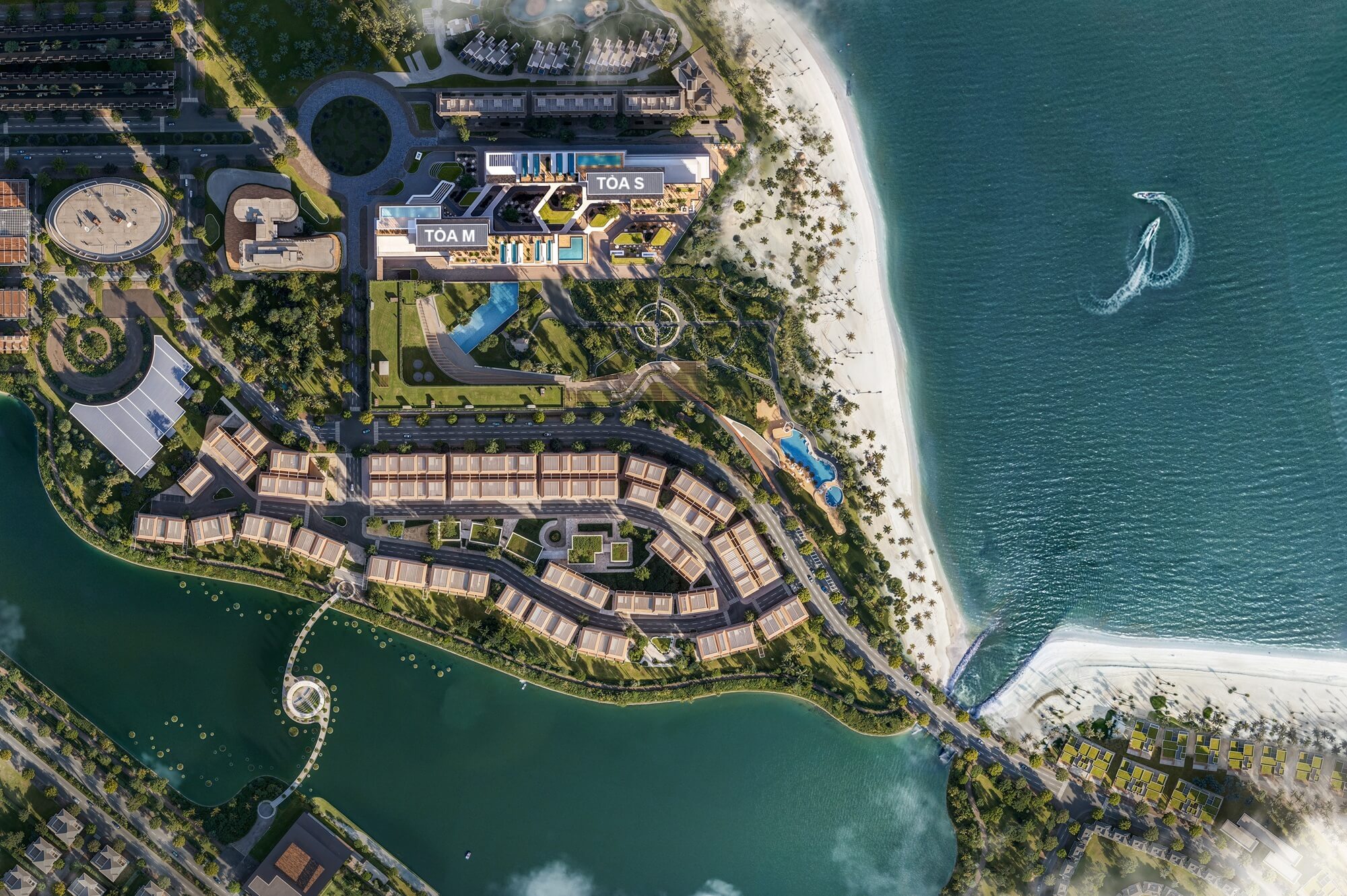 Mặt bằng tổng thể Aria Bay
