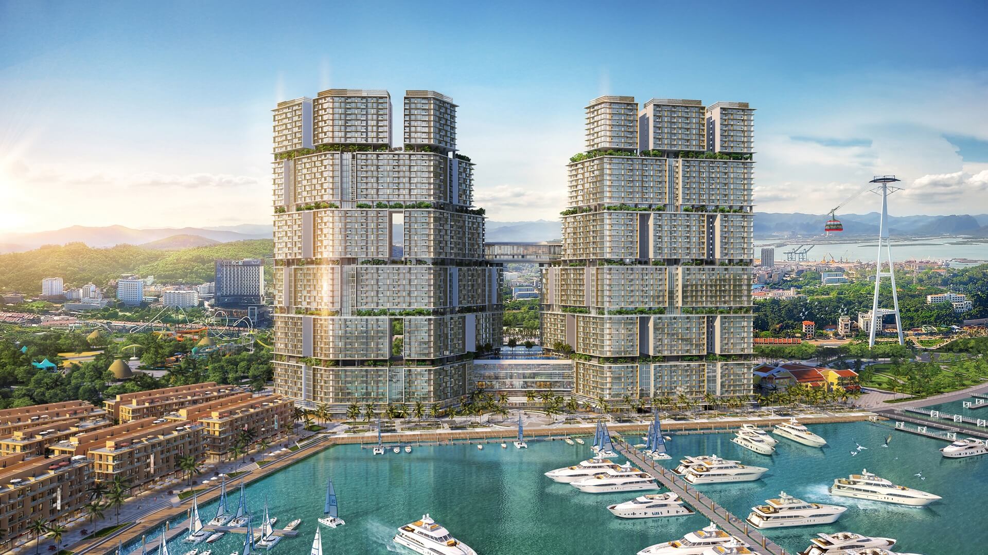 Sun Elite City về đêm